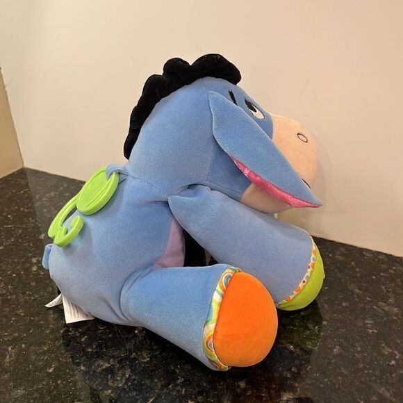 10" Eeyore Winnie the Pooh Disney Baby Plush Toy Stuffy Learning Curve - Picture 4 of 9